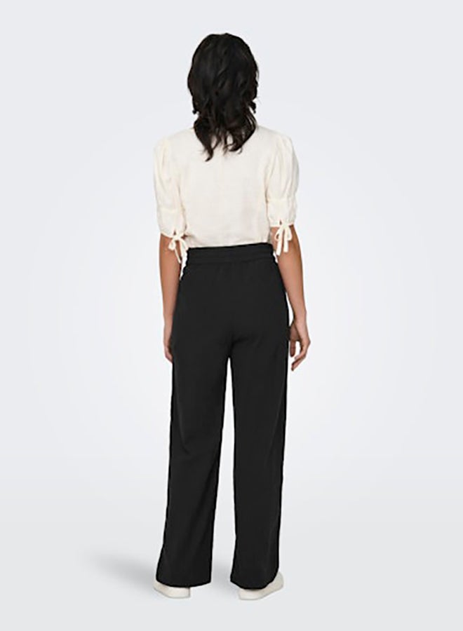 ONLY ONLY Womens Tizana Cotton Loose Pants Woven  - Image 2