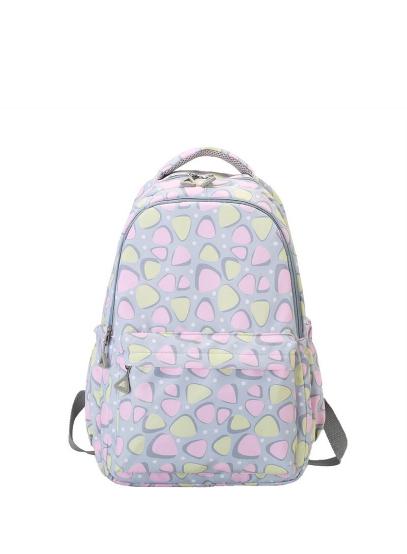 Beautiful Unisex Backpack,Hued Speckled Colorful Print Backpack,Adorable Pastel ,for Student , Hued Speckled Print ,Suitable For Outdoor Camping And Traveling Backpack. - Image 1