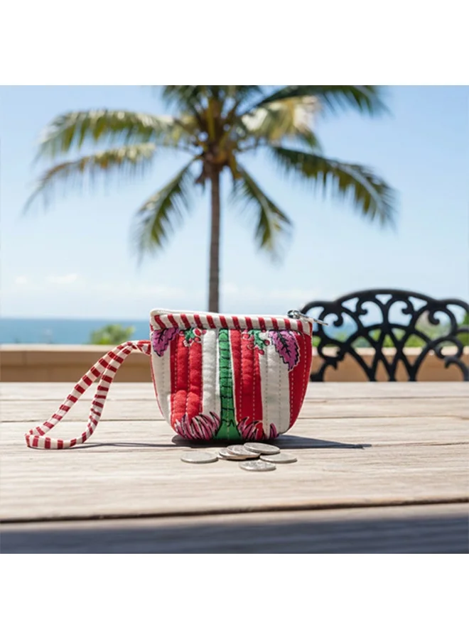 BU Towels BU Turathi-Sadu Coin Purse Fuchsia