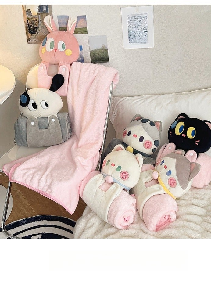 Pillow And Blanket Can Be Used For Both Car And Sofa Cushions, Suitable For Travel, Airplanes, Trains, Beds, Offices, And Rest  - Image 4