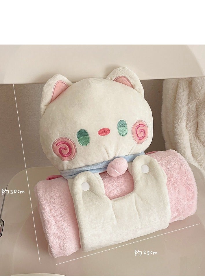 Pillow And Blanket Can Be Used For Both Car And Sofa Cushions, Suitable For Travel, Airplanes, Trains, Beds, Offices, And Rest  - Image 1