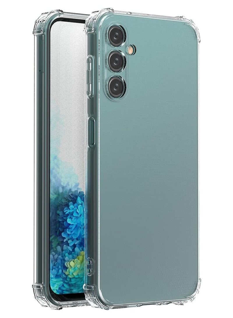Back Case For Samsung Galaxy A15 Cover, Ultra Transparent Shockproof Silicone Protective Case with Reinforced Corners Clear Thin Soft TPU Bumper Cover (Samsung Galaxy A15) - Image 1