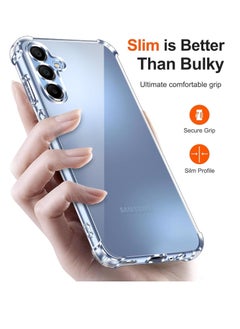 Generic Back Case For Samsung Galaxy A15 Cover, Ultra Transparent Shockproof Silicone Protective Case with Reinforced Corners Clear Thin Soft TPU Bumper Cover (Samsung Galaxy A15)  - Image 4