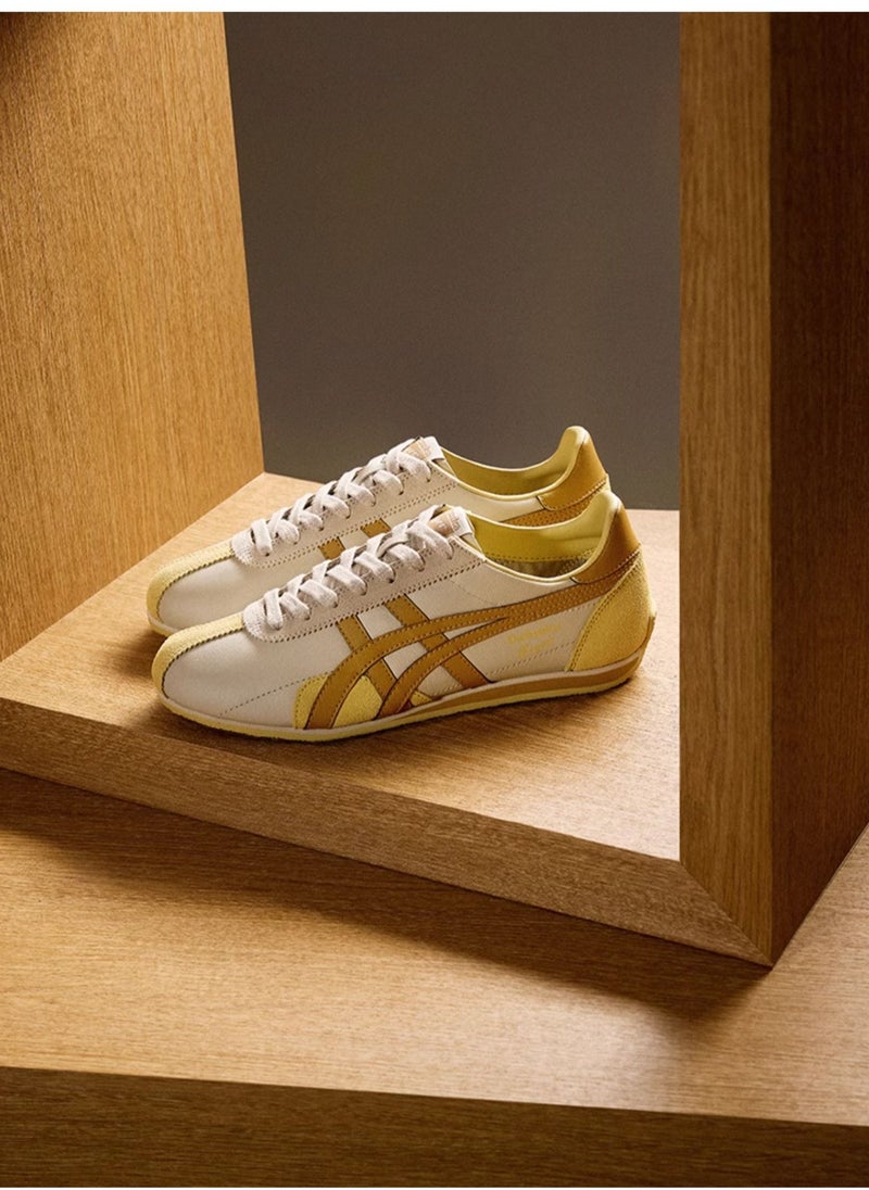Onitsuka Tiger Beige Yellow RUNSPARK Retro Sneakers Casual Shoes  - Image 5