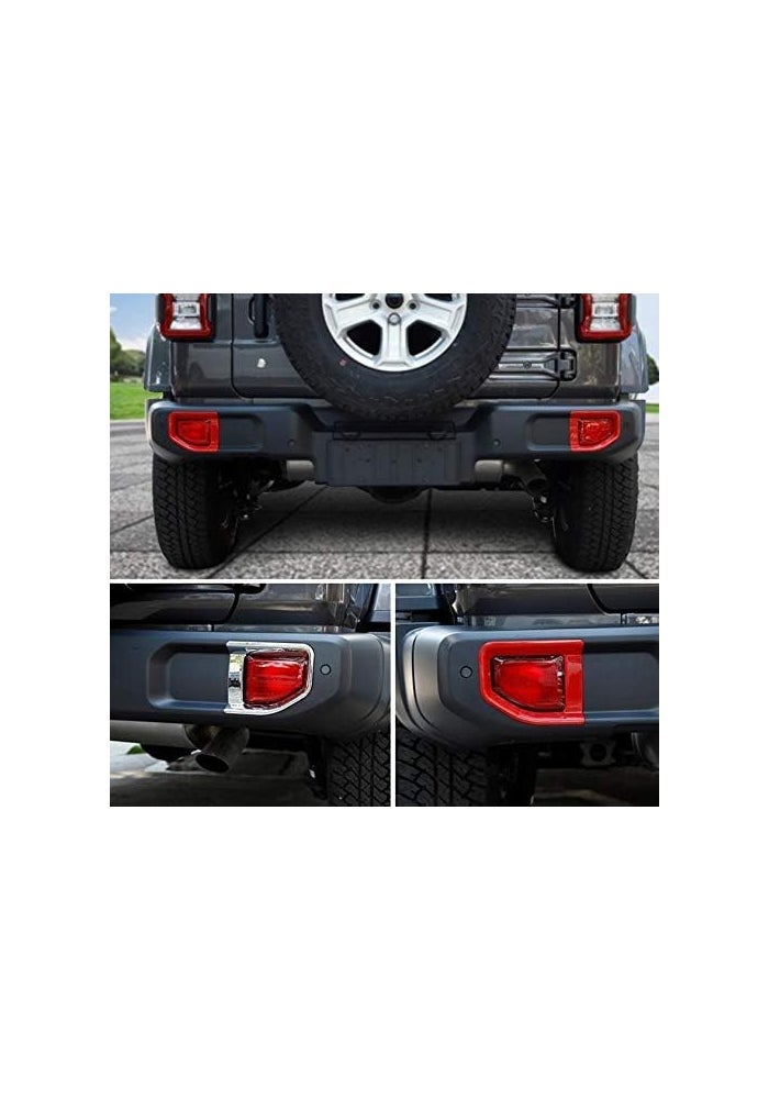 DEMULAX Car Fog Light Cover for Jeep Wrangler JL - Image 2