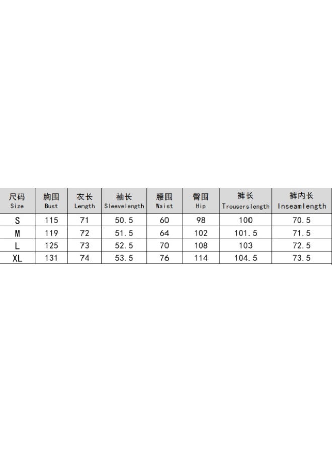 NIBEMINENT Women Sweatshirts Two Pieces Pant Sets Hooded Pocket Top Pullover Pencil Pants Thick Spliced Solid Casual Sporty Suits - Image 4