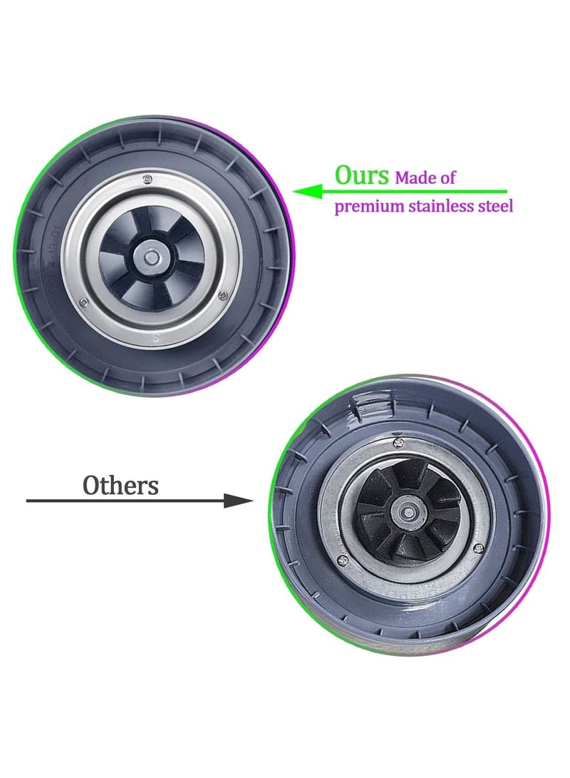 SYOSI [UPGRADE] Blender Blade Replacement, Stainless Steel Replacement Parts & Accessories, Replacement Blade Parts with Extractor Blade Gasket and Gear for Nutribullet 600W 900W Blender (8 Piece) - Image 3