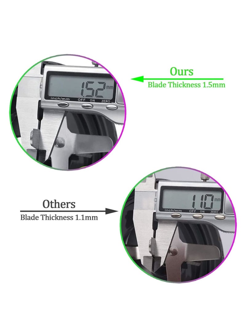 SYOSI [UPGRADE] Blender Blade Replacement, Stainless Steel Replacement Parts & Accessories, Replacement Blade Parts with Extractor Blade Gasket and Gear for Nutribullet 600W 900W Blender (8 Piece) - Image 4