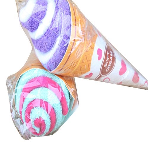 Futaba منشفة يد فاخرة على شكل آيس كريم من فوتابا - عبوة من اثنين - Image 1