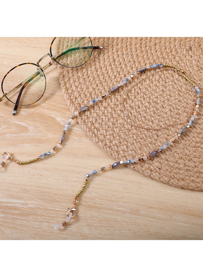 MXN Beaded Eyeglass Chains Anti Loss Reading Eyeglass Chain - Eye Glasses Strap Holders around Neck - Glasses Strap Holder for Women Girls Daily Use Travel Sports Fashion and Reading - Image 4