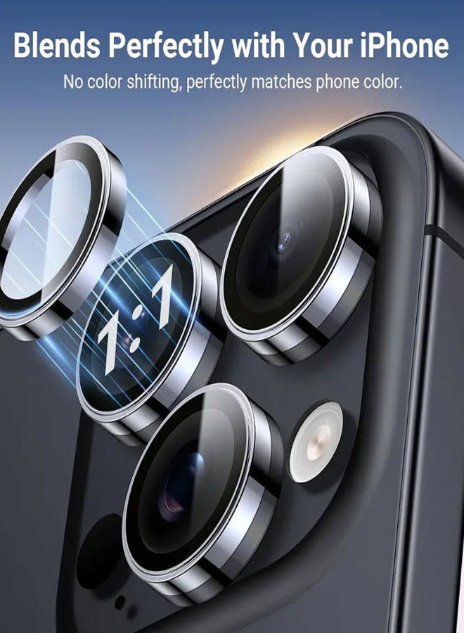 IPhone 16 Pro Max / IPhone 16 Pro Camera Protector with AR+AF - Natural Titanium  - Image 4