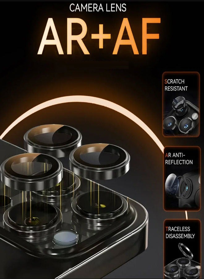 IPhone 16 Pro Max / IPhone 16 Pro Camera Protector with AR+AF - Natural Titanium  - Image 3