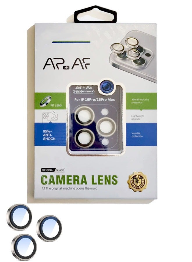 IPhone 16 Pro Max / IPhone 16 Pro Camera Protector with AR+AF - Natural Titanium  - Image 1