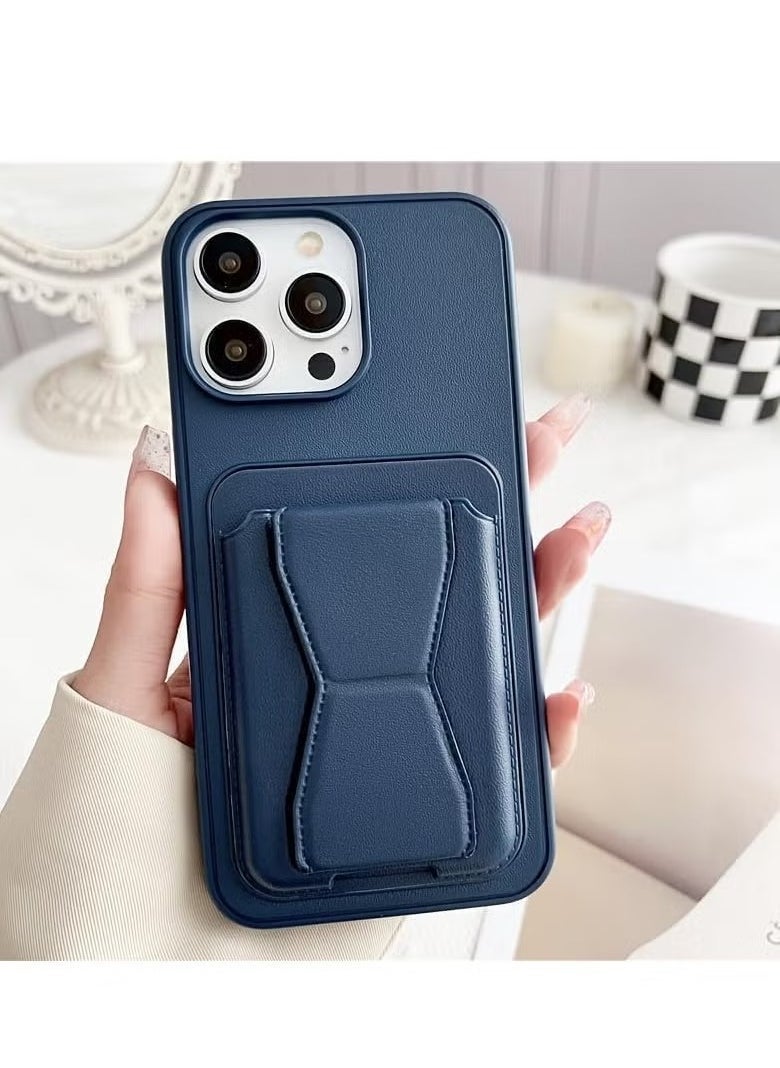 Raxoom iPhone 16 Pro PU Leather Case with Card Holder â€“ Magnetic Kickstand Shockproof Wallet Cover for iPhone 16 Pro 6.3-Inch â€“ Foldable Stand Protective Case with RFID Blocking & Precise Cutouts â€“ - Image 2