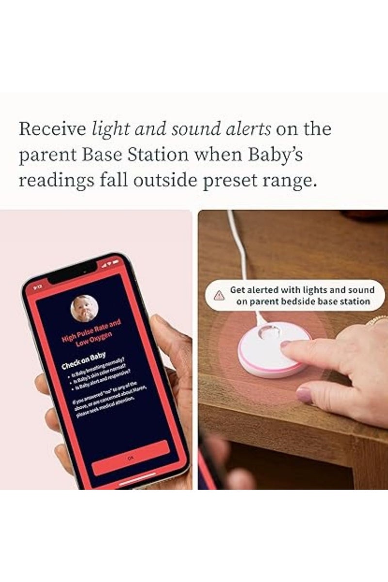 Owlet Dream Sock® - FDA-Cleared Smart Baby Monitor - Track Live Pulse (Heart) Rate, Oxygen in Infants - Receive Notifications - Image 3