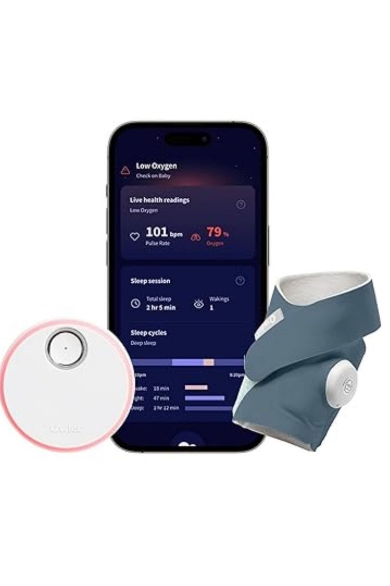 Owlet Dream Sock® - FDA-Cleared Smart Baby Monitor - Track Live Pulse (Heart) Rate, Oxygen in Infants - Receive Notifications - Image 4