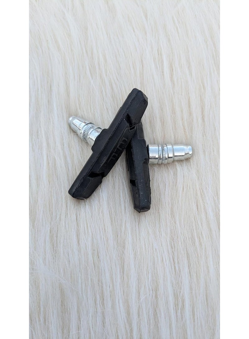 زوج تيل فرامل V-brake للدراجات الجبلية والماونت والرود ، متوافق مع نظام SRAM وشيمانو، أسود للتركيب على فرامل حرف c - Image 4