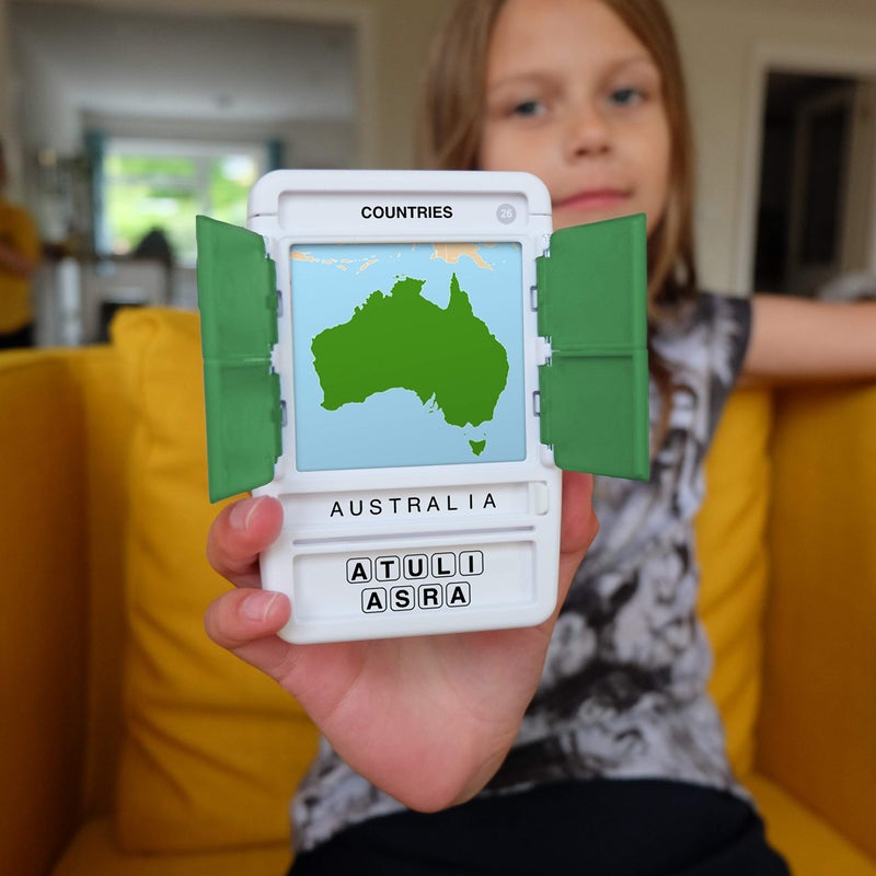 100 PICS Countries of The World Travel Game - Learn 100 Countries | Flash Cards with Slide Reveal Case | Geography Card Game, Gift, Stocking Stuffer | for Kids and Adults | Ages 6+ - Image 5