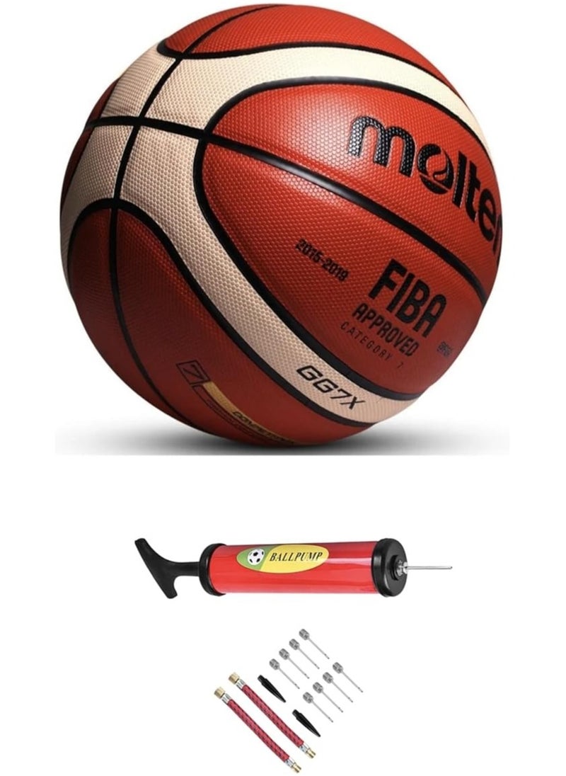 molten - Gg7X Official Size 7 Basketball With Air Pump - Image 1