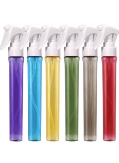 6Packs Small Spray Bottles, Plastic Travel Bottles,Mini Bottle Set, Fine Mist Refillable Mini Perfume Bottle, Atomizer, Empty Sample Containers, Portable 1.2oz
