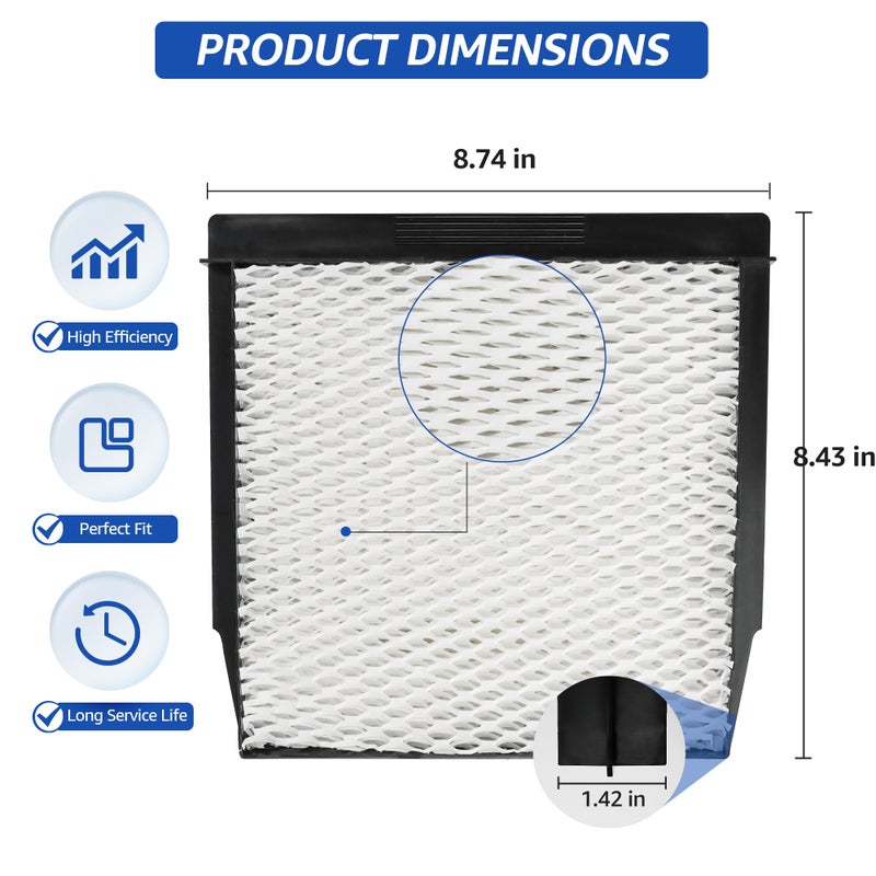 Nishcon 1040 Super Wick Humidifier Filter Replacement For Essick Air Aircare Humidifiers Filter B40 B40-C 3D6 100 5D6 700 7D6 100 D46 720 Cm330Awht Cm330Ablk Cm330Dwht Cm330Dblk - 4 Pack - Image 3