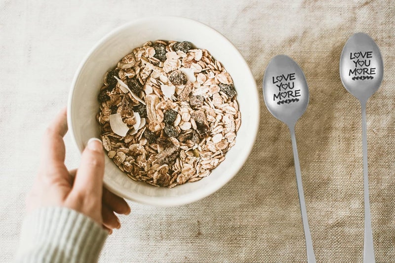 comfrt Love You More Spoon, Love You More Engraved Spoon, Funny Engraved Stainless Steel Spoon, Valentines Day Gifts, Wedding Spoons, 7.5inches, Wedding, for Sister Husband Friends - Image 4