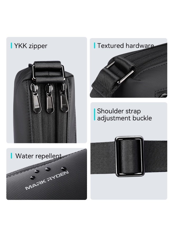 Mark Ryden MR-105 Crossbody Chest Bag for Men – Lightweight, Water-Resistant Sling Bag for Travel, Cycling, and Daily Use – Oxford Fabric, YKK Zipper, Anti-Theft Pocket – Light Travel Series