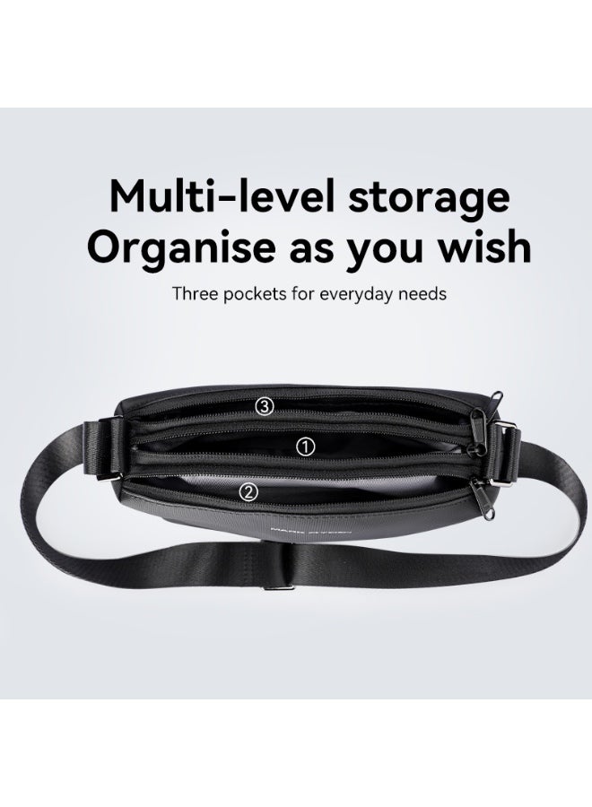 Mark Ryden MR-105 Crossbody Chest Bag for Men – Lightweight, Water-Resistant Sling Bag for Travel, Cycling, and Daily Use – Oxford Fabric, YKK Zipper, Anti-Theft Pocket – Light Travel Series