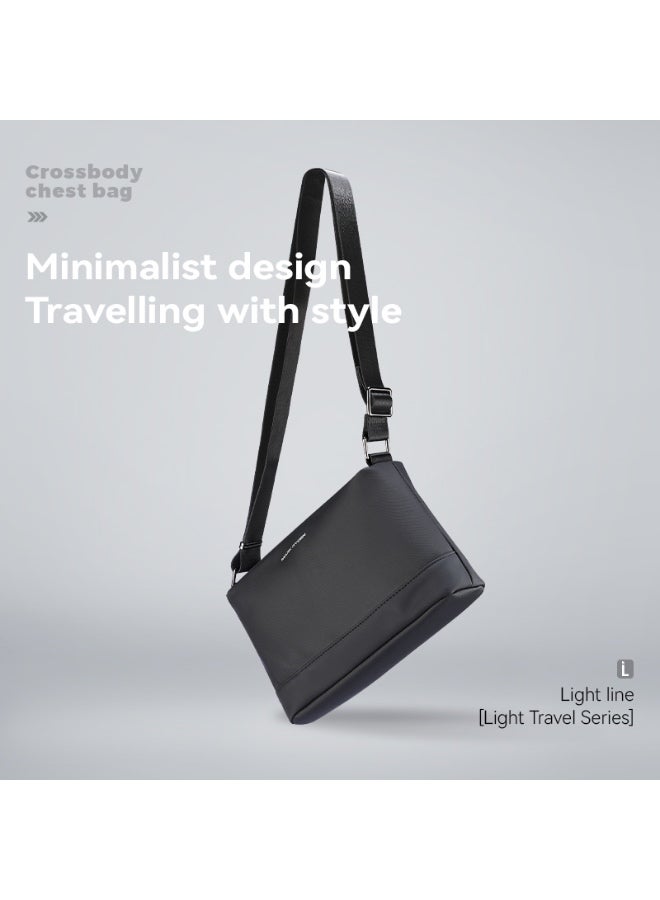 Mark Ryden MR-105 Crossbody Chest Bag for Men – Lightweight, Water-Resistant Sling Bag for Travel, Cycling, and Daily Use – Oxford Fabric, YKK Zipper, Anti-Theft Pocket – Light Travel Series