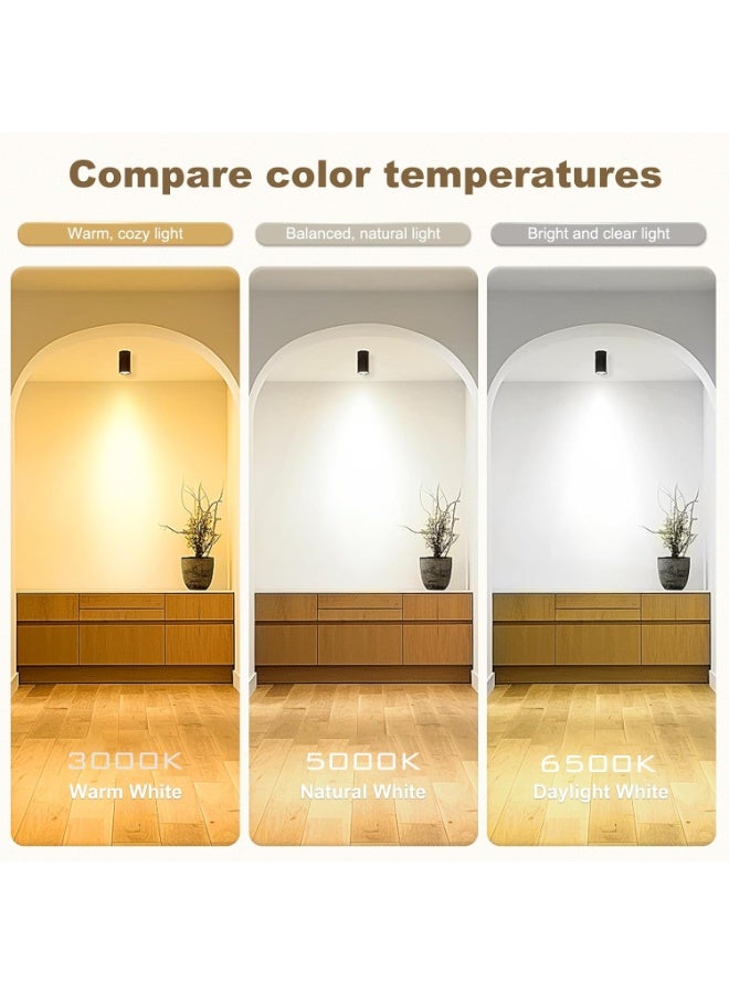 جوود واي 5 قطعه من لمبات GU10 LED غير قابلة للتعتيم – 7 وات – أبيض دافئ أصفر  3000 كلفن – شعاع ضيق 38° – توفير للطاقة – إضاءة مركزة مثالية للمنزل والمكاتب - Image 4