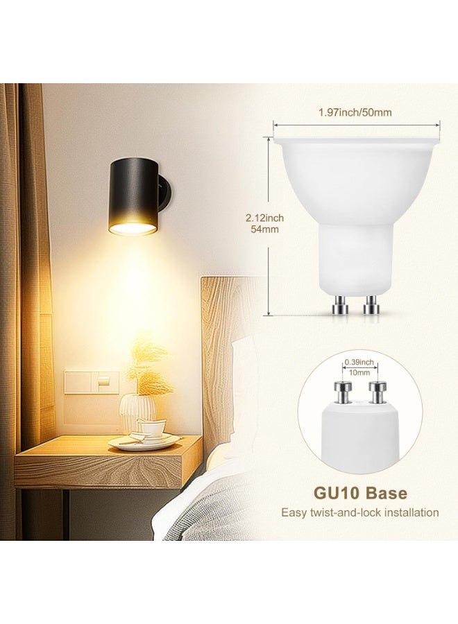 جوود واي 5 قطعه من لمبات GU10 LED غير قابلة للتعتيم – 7 وات – أبيض دافئ أصفر  3000 كلفن – شعاع ضيق 38° – توفير للطاقة – إضاءة مركزة مثالية للمنزل والمكاتب - Image 2