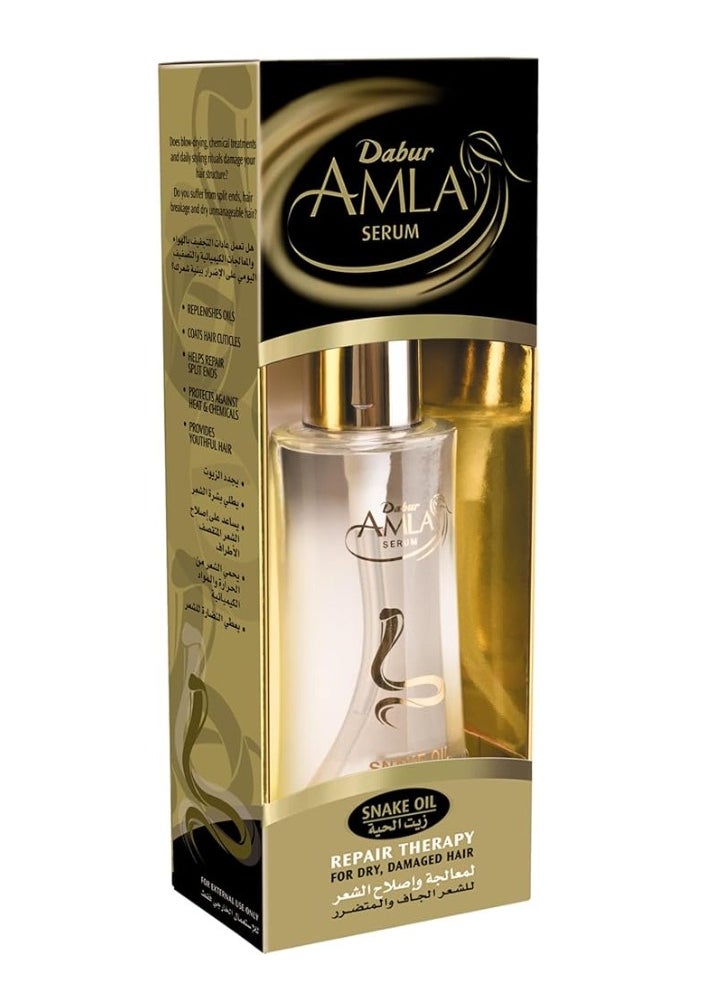 Dabur Dabur Amla Snake Oil Hair Serum For Dry Damaged Hair 50 Ml  - Image 1