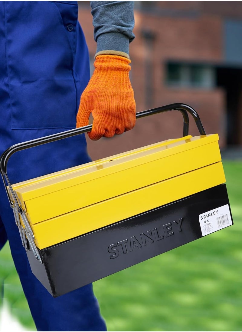 Stanley - Stanley 1-94-738 5-Tray Metal Toolbox, Durable and Spacious Tool Storage Solution - Image 1