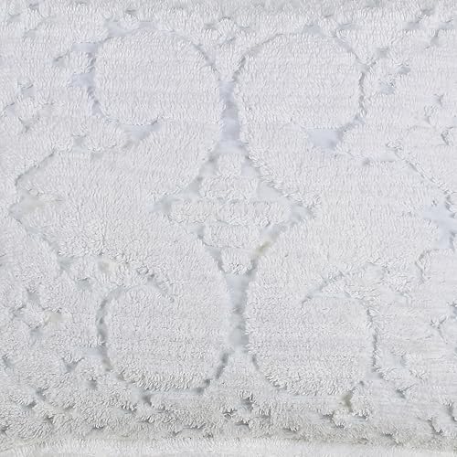 Better Trends White Standard Sham 100% Cotton Chenille Bedspread Sham, Soft and Cozy Tufted Tumble Dry (21x27 Std Sham) Ashton Collection - Image 3