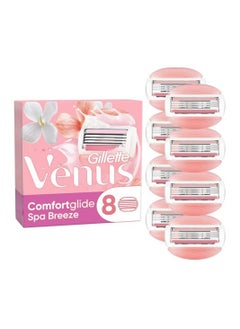 Gillette Gillette Venus ComfortGlide Spa Breeze Razor Blades Women, Pack of 8  - Image 1