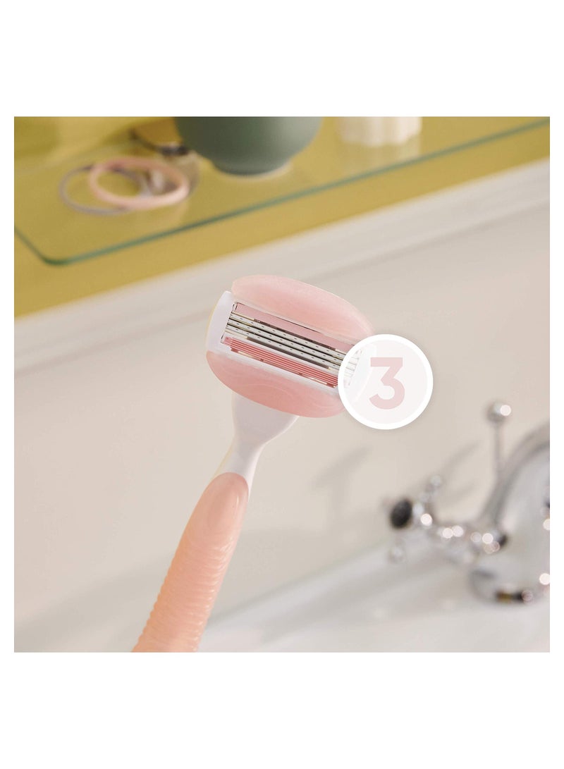 شفرات حلاقة جيليت فينوس كومفورت جلايد سبا بريز للنساء ، عبوة من 8 شفرات - Image 2