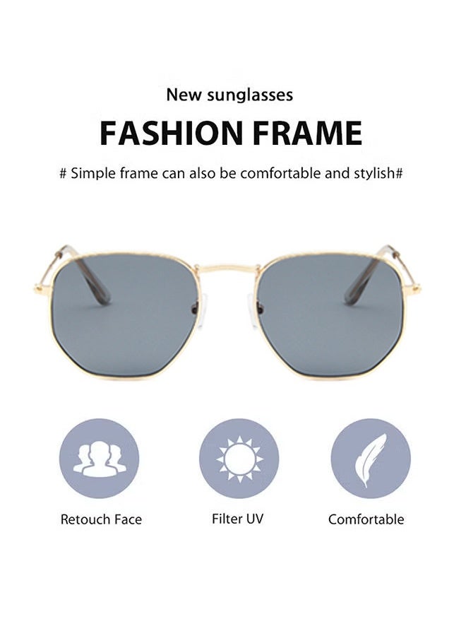 Generic Polyangular sunglasses for men Classic goggle for women Fashion Anti-glare Sun Shades Fishing, Outdoor Travel Driving Daily Use Etc  - Image 2