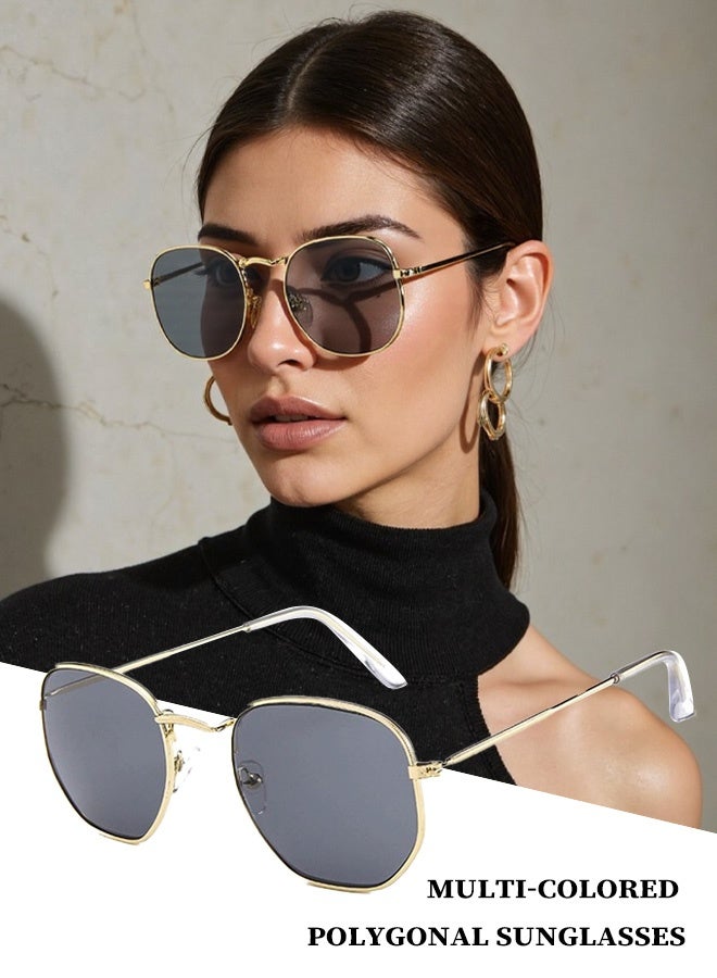 Generic Polyangular sunglasses for men Classic goggle for women Fashion Anti-glare Sun Shades Fishing, Outdoor Travel Driving Daily Use Etc  - Image 3