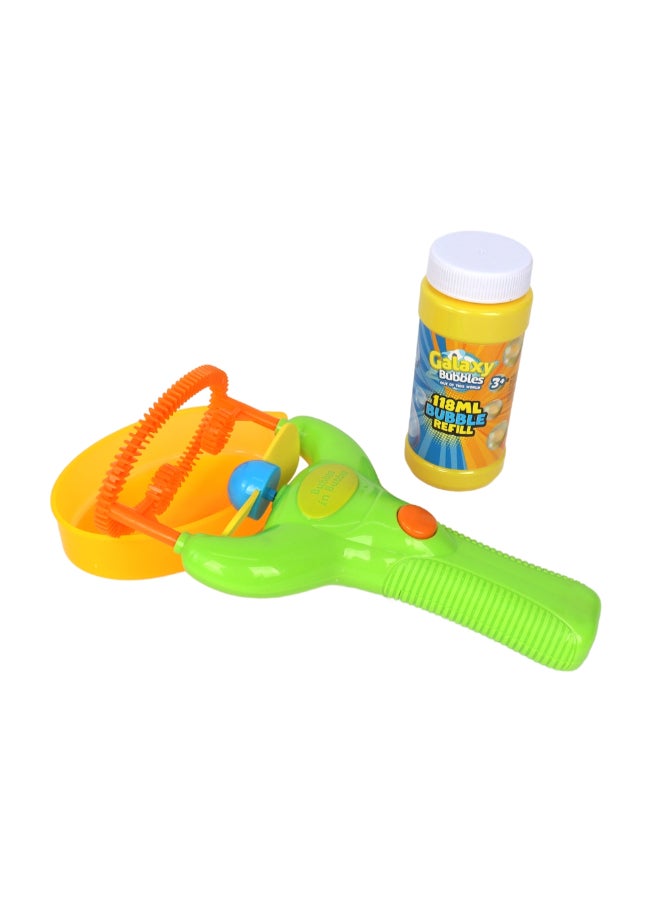 Galaxy Toys, Big Bubble Blower Toy with Bubble Solution - Colour (Green / orange) - Image 3