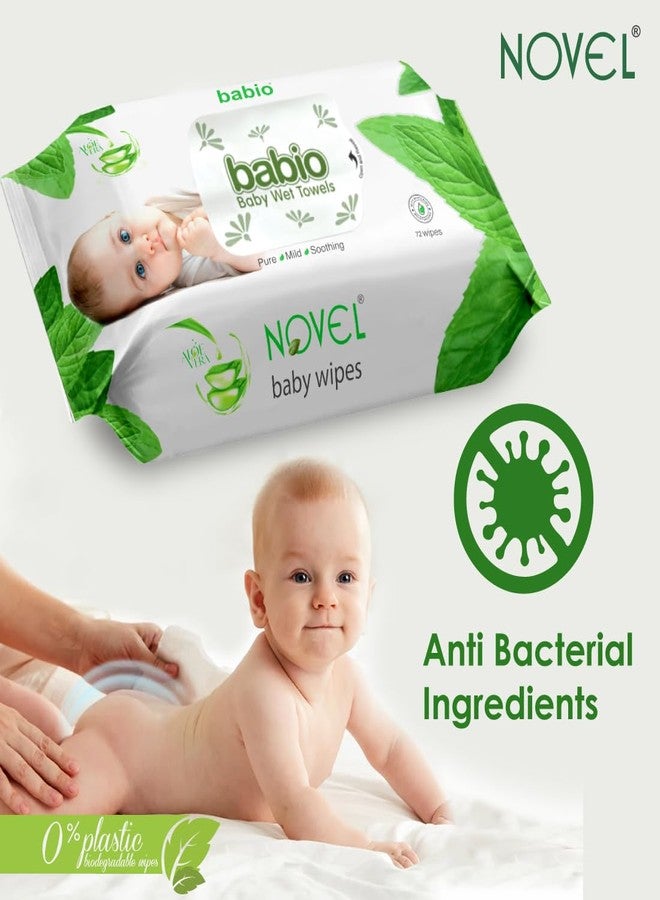 NOVEL Baby Wet Wipes (Pack of 6-72 Sheet) - Image 3