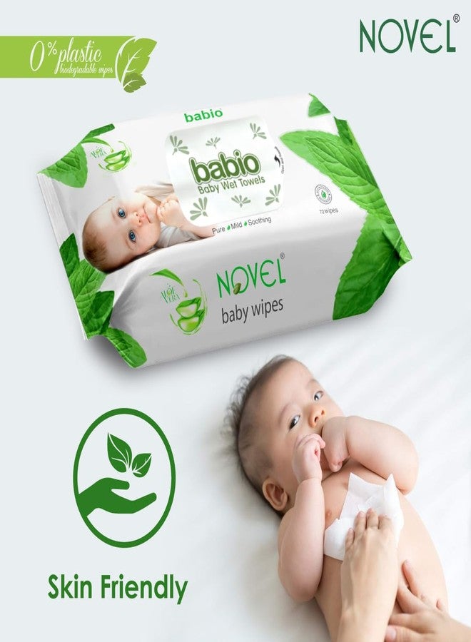 NOVEL Baby Wet Wipes (Pack of 6-72 Sheet) - Image 4