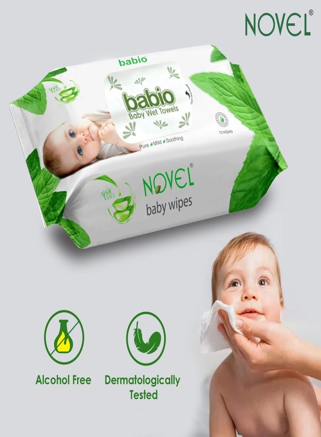 NOVEL Baby Wet Wipes (Pack of 6-72 Sheet) - Image 5