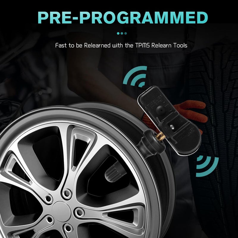 AULINK 52933C1100 نظام مراقبة ضغط الإطارات TPMS حساسات متوافقة مع هيونداي سوناتا 2015-2019، هيونداي توسان 2016-2019، كيا K900 2018 2019، كيا سيدونا 2019 - Image 3