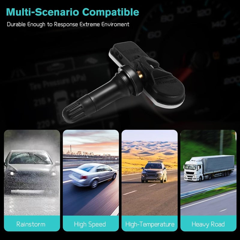 AULINK 52933C1100 نظام مراقبة ضغط الإطارات TPMS حساسات متوافقة مع هيونداي سوناتا 2015-2019، هيونداي توسان 2016-2019، كيا K900 2018 2019، كيا سيدونا 2019 - Image 5