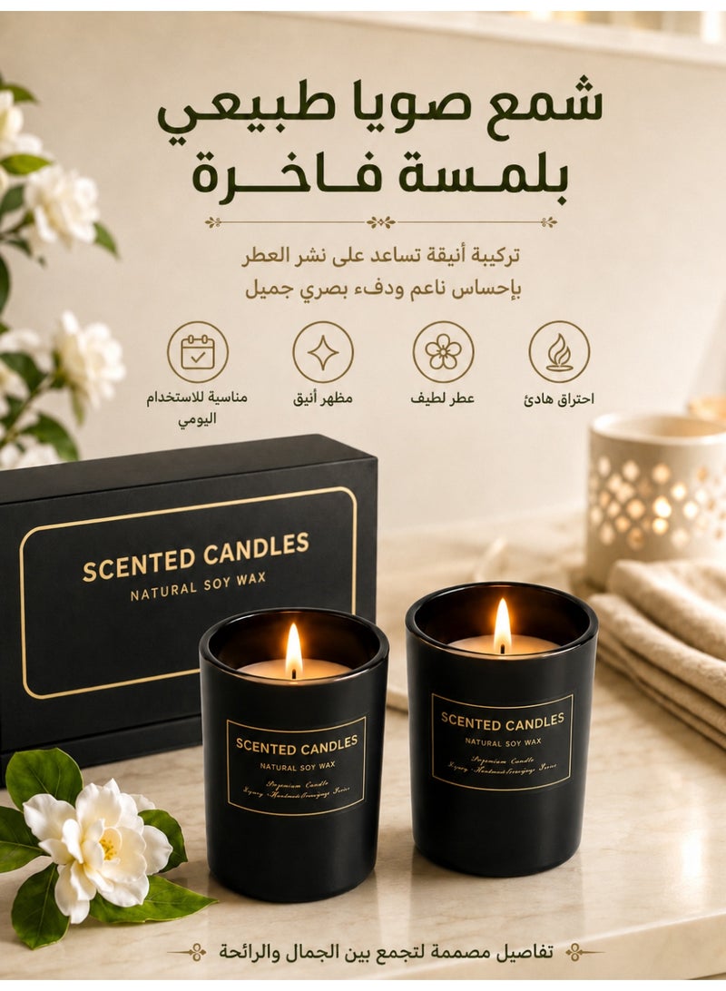 Scented Candles 3-Pack Scented Candles, Three Different Scented Candles, Floral Scented Candles, Long-Lasting Strong Fragrance, Gift Candles - Image 4