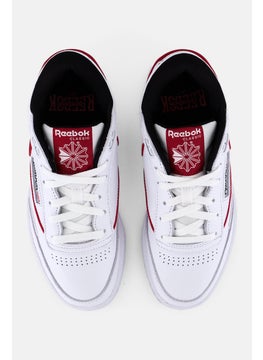 Reebok Men Club C Mid 2 Tennis Shoes, White  - Image 3