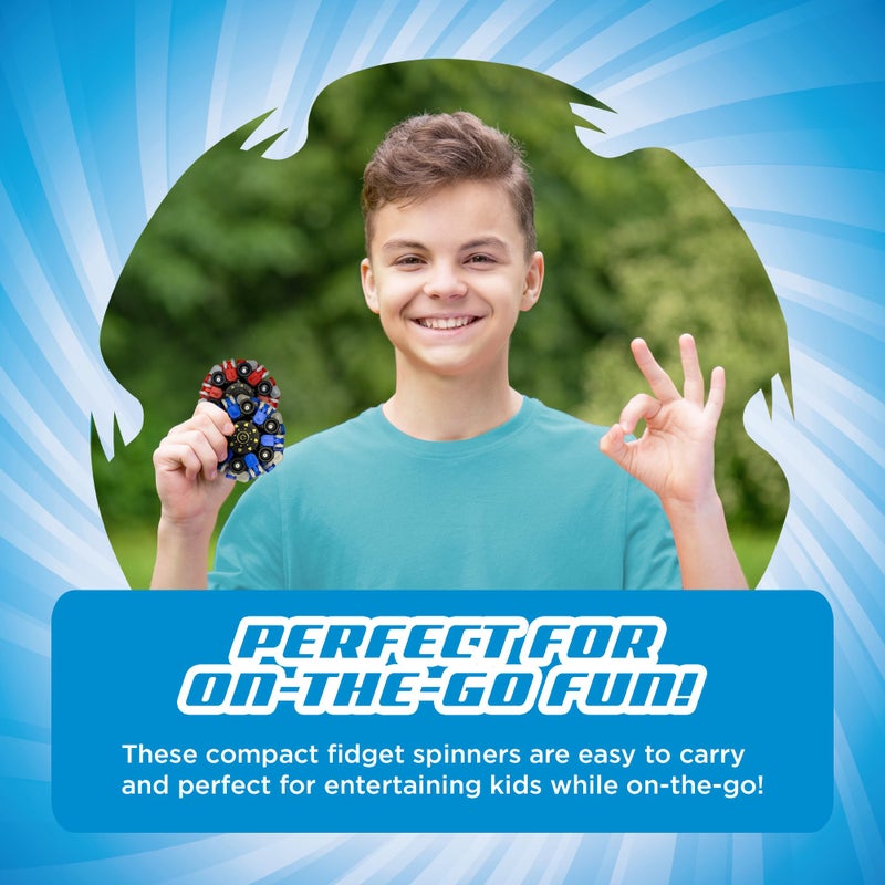 Stomp Rocket Robo Spinner Easter Basket Stuffers for Kids, Teens & Adults, Transformable Fidget Spinner, 4-Pack - Transformer Robot Fidget Toy for Kids - Cool Sensory Gadgets - Spinning STEM Gifts & Party Favors - Image 5