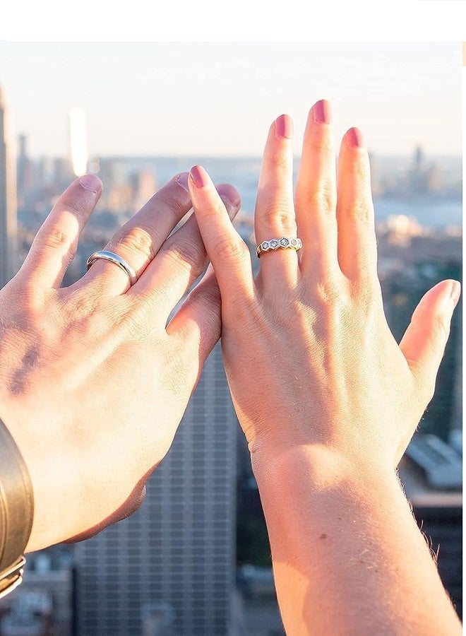 Tendula Invisible Ring Size Adjuster for Loose Rings 4 Sizes Fit Almost Any Ring Spiral Silicone Tightener Set with Polishing Ring Guards for Women and Men (Gold(4-pcs)) - Image 2