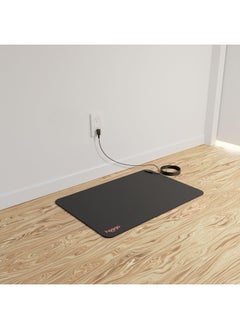 hooga Hooga Grounding Mat for Sleep, Energy, Pain Relief, Inflammation, Balance, Wellness. Earth Connected Therapy. Indoor Grounding at Home, Office, Work. 15 Foot Cord Included. Conductive Carbon  - Image 5