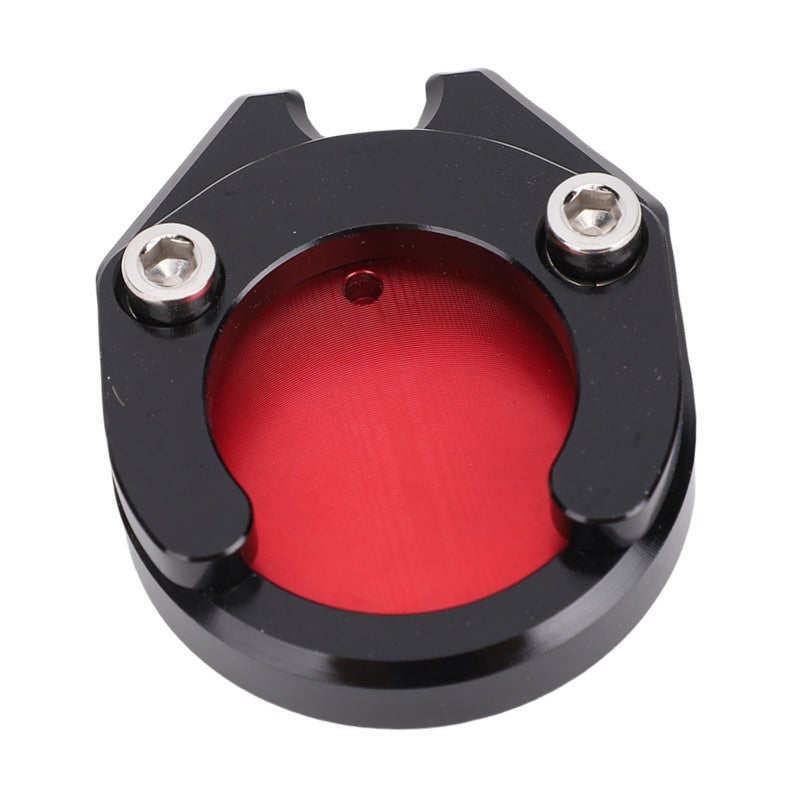 SPIDER Motorcycle Side Stand Extension CNC Aluminum Alloy Center Mount Foot Stand Plate - Enhanced Stability Kickstand Extension Pad - Stable Parking Support for Yamaha Xmax Nmax Red - Image 3